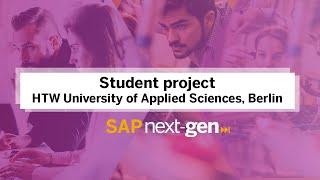 SAP Next-Gen Student Project with HTW Berlin, Germany