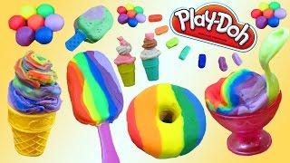 DIY Play Doh Ice Cream & Desserts!