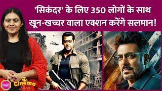 Salman Khan Sikandar में ट्रेन के अंदर भयानक Action Sequence करते हुए नज़र आएंगे | The Cinema Show