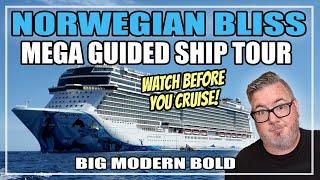 Norwegian Bliss | Guided Walkthrough Ship Tour 2024 | Norwegian Cruise Lines