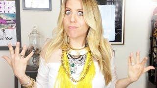 How to Wear a Statement Necklace!!