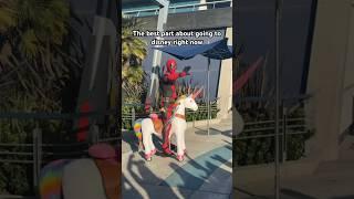 Deadpool at Disneyland!  #shorts