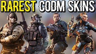 TOP 5 MOST RAREST CHARACTERS SKINS IN COD MOBILE!