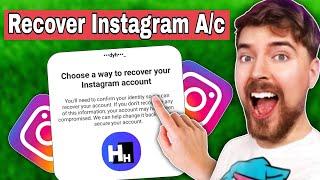 How to Recover Hacked Instagram Account without Email, Phone Number & Password 2024