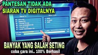 Cara Mencari Siaran tv digital Supaya dapat Banyak siaran di set top box