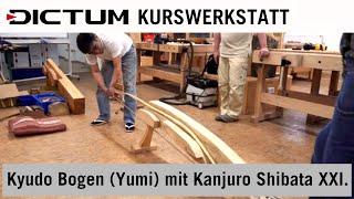 Kyudo Bogen (Yumi) mit Kanjuro Shibata XXI - Premium-Workshop