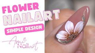 SIMPLE FLOWER NAIL ART DESIGNS TUTORIAL BY AMI NAILART