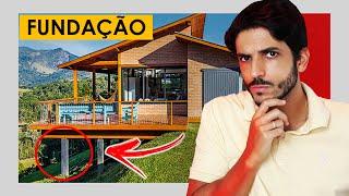 TIPOS DE FUNDAÇÃO DE CASA - MUITO CUIDADO NESSA ESCOLHA