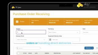 SKY Jana - Materials Management Solution - Receiving Module