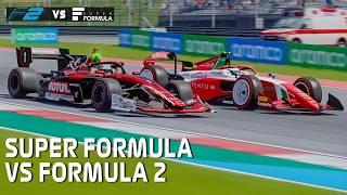 Dallara F2 2024 vs Dallara SF19 Super Formula Circuit Of The Americas Assetto Corsa