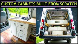 DIY VAN LIFE CABINETS / Full Van Build Series / Ep.04