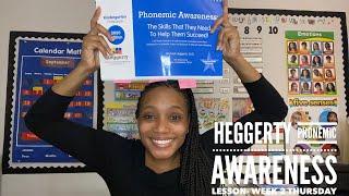 Kindergarten Heggerty Phonemic Awareness Lesson- Week 2 Thursday