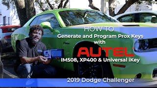 How to Generate & Program Autel iKey 2019 Dodge Challenger Using Star Connector, Autel Im508 & XP400