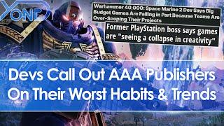 AAA publishers get called out by Warhammer Space Marine 2, Metaphor Refantazio, & PlayStation devs