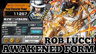 ROB LUCCI  AWAKENED FORM GAMEPLAY | ONE PIECE BOUNTY RUSH | OPBR