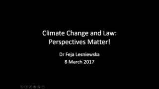 Climate Change and Law: Perspectives Matter!, CISD, SOAS University of London