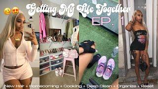 WEEKLY VLOG | Monthly Reset + Homecoming + Organize Closet + Deep Clean + Tacos & More | GMLT EP 1