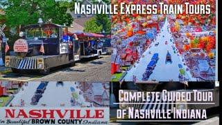 Guided Tour of Nashville Indiana in Beautiful Brown County | Nashville Express Train Tours w/History