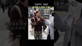 '강남미인' 영접한 네덜란드 학생 반응