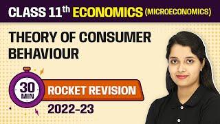 Theory of Consumer Behaviour 30 Minutes Revision | Class 11 Economics (Microeconomics) Chapter 2