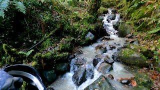 Trying out Extreme Enduro - In to the river bed we go! - Tough ol' slog