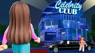 Club Is For CELEBRITIES ONLY.. Their Secret Will SHOCK YOU! (Roblox Bloxburg)