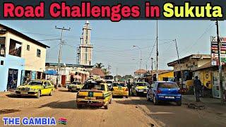 Sukuta Area Road Conditions | Gambia Needs New Road Development | Road Challenges in Sukuta