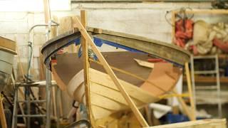 Watch an Irish Shipwright revive a traditional 14ft Clinker Punt