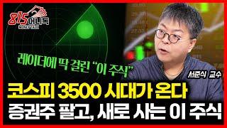 1년 뒤, 코스피 3500은 저점이 된다. "상승장이 계속되는 이유" / 주가 급등한 증권주 팔고, 새로 사는 이 주식 | 서준식 교수