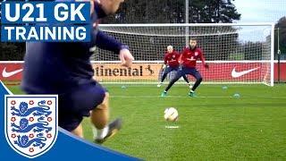 Double Goalkeeper Test - England U21 | Inside Training