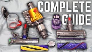 How To Deep Clean The Dyson V12 Detect | Filter Parts And Attachments | Restore Power