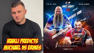 Irakli Zirakashvili's prediction for the Ermes Gasparini vs Michael Todd supermatch