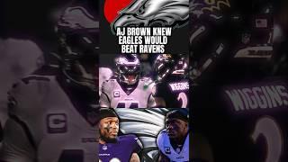 AJ Brown Knew Eagles would win vs. Baltimore Ravens ( Philadelphia Eagles shorts)