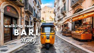 BARI  ITALY  WALKING TOUR 4K