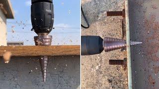 Pagoda Shape Step Drill Bit Demo 2021- Does it Work?