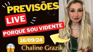 LIVE da Vidente CHALINE GRAZIK #chalinegrazik #previsoes #videntechaline