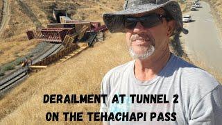 DERAILMENT AND CLEANUP ON THE TEHACHAPI!