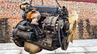 Truck Engine Overhaul Project // Restoration Of Severely Damaged Car Engines