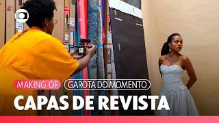 Veja o Making Of das capas de revistas dos anos 50 e 60 com atrizes de Garota do Momento!| TV Globo