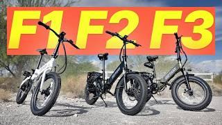 GoTrax Folding eBike Showdown: F1 vs F2 vs F3 Comparison & Review