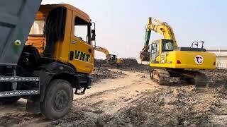 Excavator working | JCB lorry lover