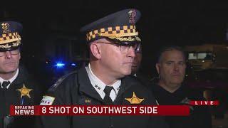 3 dead, 5 injured after shooting on Southwest Side