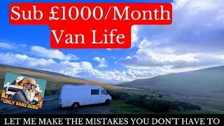 Budget van life under £1000