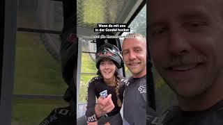 Wenn du mit uns in der Gondel hockst  #mtb #mountainbike