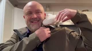 Buster's hears & finds Dad!!! Happy boy