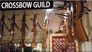 A tour of the The Guild of St George in Bruges, Crossbow guild