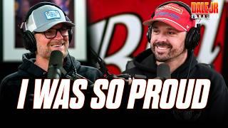 Dale Jr. Was Too Nervous To Watch The Final Laps of Josh Berry's First NASCAR Cup Series Win.