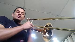 TROMBONE -  Aula II - Aprender a tocar trombone - conhecendo as posições do Trombone