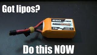 If you have lithium polymer batteries, do this now!