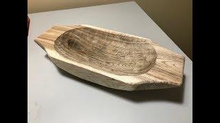 How to carve a WOODEN BOWL